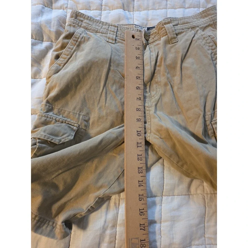 VTG Y2K Aeropostale Heavyweight Cargo Shorts Skater Paratrooper‎ Mens 29 Tan